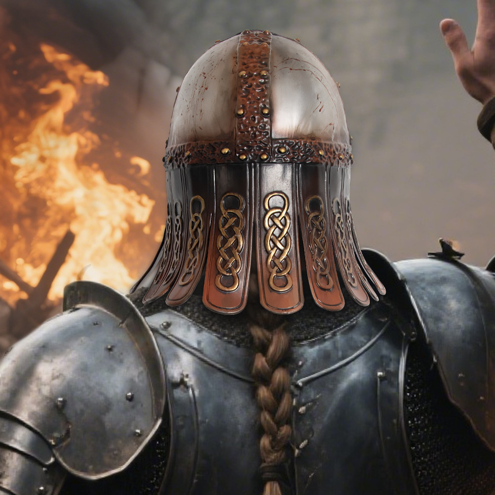 Medieval Renaissance Viking Helmet Cosplay Costume Prop